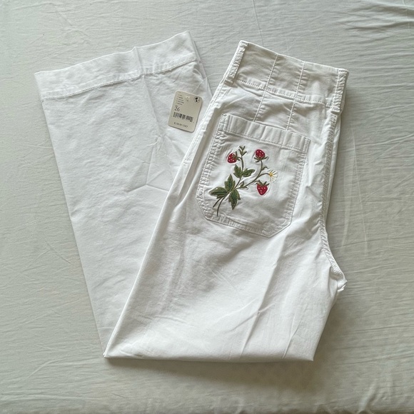 Anthropologie Pants - Maeve Colette embroidered pants